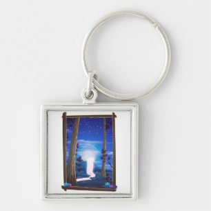 Moon Waterfall Schlüsselanhänger