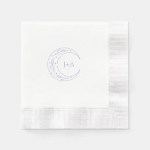 Moon Whimsical Wedding Serviette