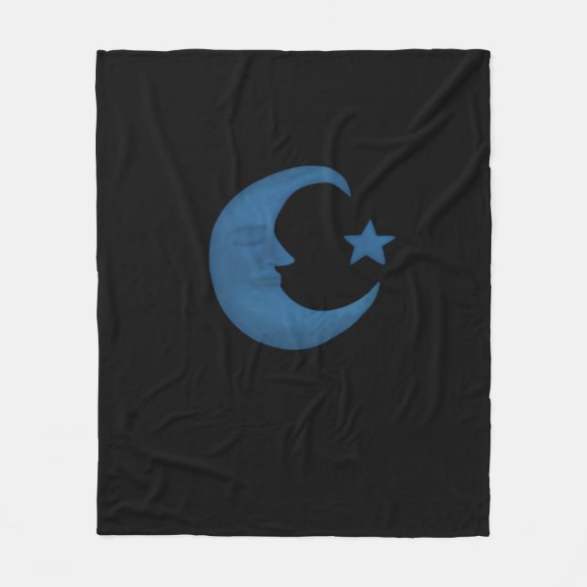 Moon Whimsigoth Fleecedecke (Vorderseite)