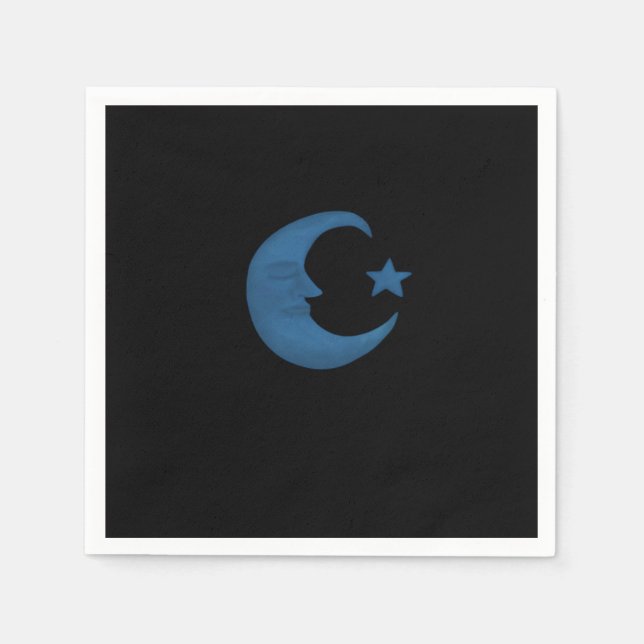 Moon Whimsigoth Serviette (Vorderseite)