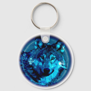 Moon Wolf Schlüsselanhänger