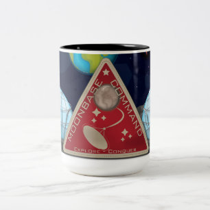 Moonbase-Befehl Zweifarbige Tasse