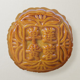 Mooncake Round Throw Kissen