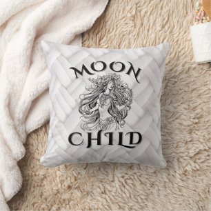 MoonChild Bloral Crown Divine Feminine Kissen