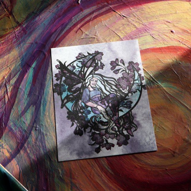 MoonChild Fairy Fairies Moon Child goddess moon    Postkarte (Von Creator hochgeladen)