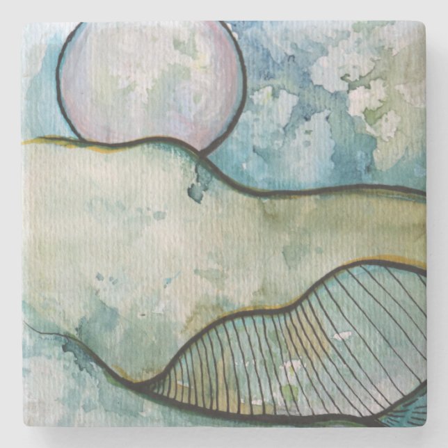 MoonChild Steinuntersetzer (Vorderseite)