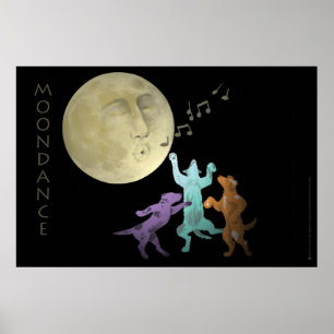 Moondance Hogs Print Poster