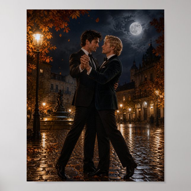 Moondance | Schwules Kunstprojekt Poster (Vorne)