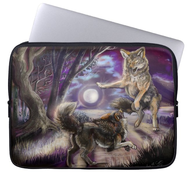 Moondancers Coyotes Laptopschutzhülle (Vorderseite)