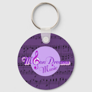 MoonDreams - Lila Noten Schlüsselanhänger