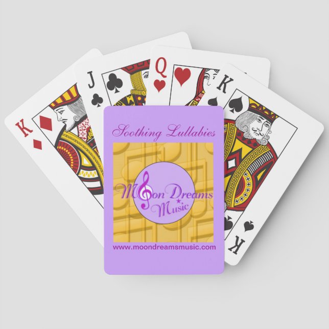 MoonDreams Musik Spielkarten (Rückseite)