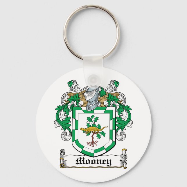 Mooney Familienwappen Schlüsselanhänger (Vorderseite)