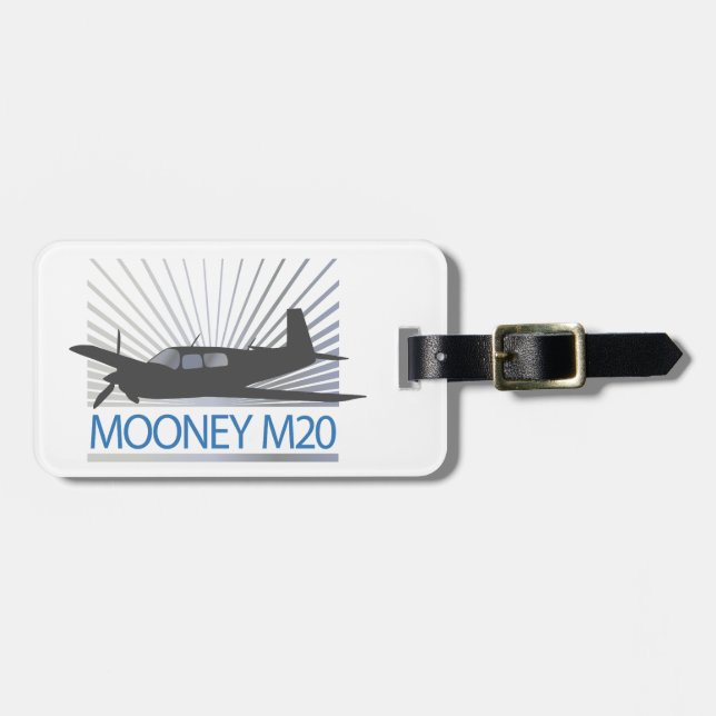 Mooney M20 Luftfahrzeuge Gepäckanhänger (Vorderseite horizontal)
