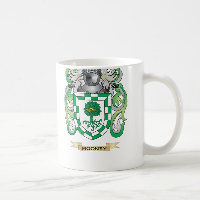 Mooney Wappen (Familienwappen) Kaffeetasse (Rechts)