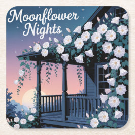 Moonflower Nights Romantisches Untersetzer Set