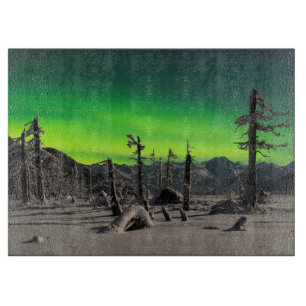 Moonlight Aurora Schneidebrett