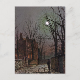 Moonlight by John Atkinson Grimshaw Postkarte