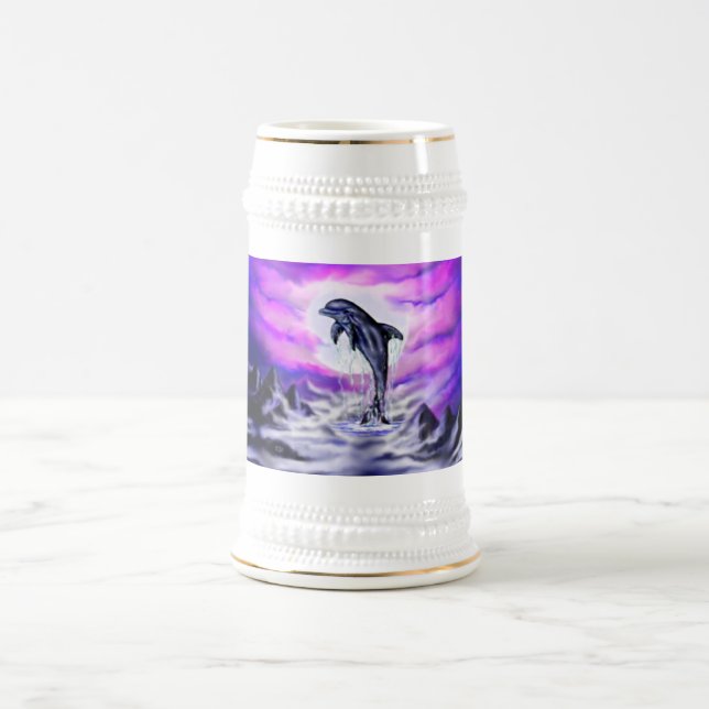 Moonlight Dolphin Bierglas (Mittel)