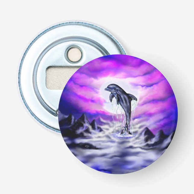 Moonlight Dolphin Flaschenöffner (Vorderseite)