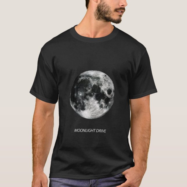 MOONLIGHT DRIVE - The Moon T-Shirt (Vorderseite)