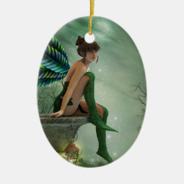 Moonlight Fairy Keramikornament