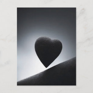Moonlight Heart Shape Night Sky Postkarte