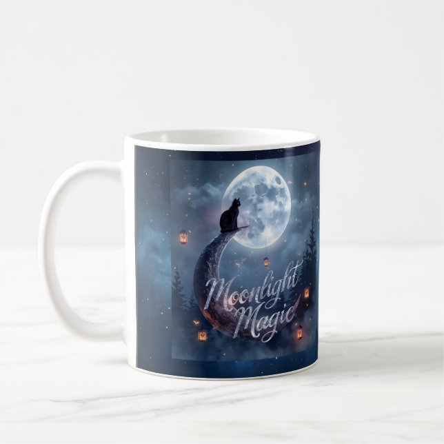 Moonlight Magic – Enchanted Halloween Mug Design Kaffeetasse (Links)