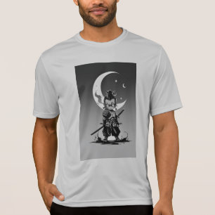 Moonlight Ninja Warrior T - Shirt - Japanisch Samu