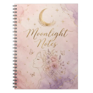 moonlight notes aesthetic celestial magic journal