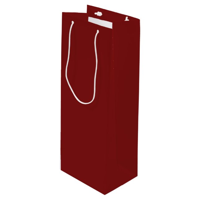 Moonlight Red Geschenktüte Für Weinflaschen (Vorderseite Schrägansicht)