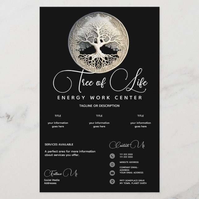 Moonlight Remembered | Baum des Lebens Flyer (Vorne)