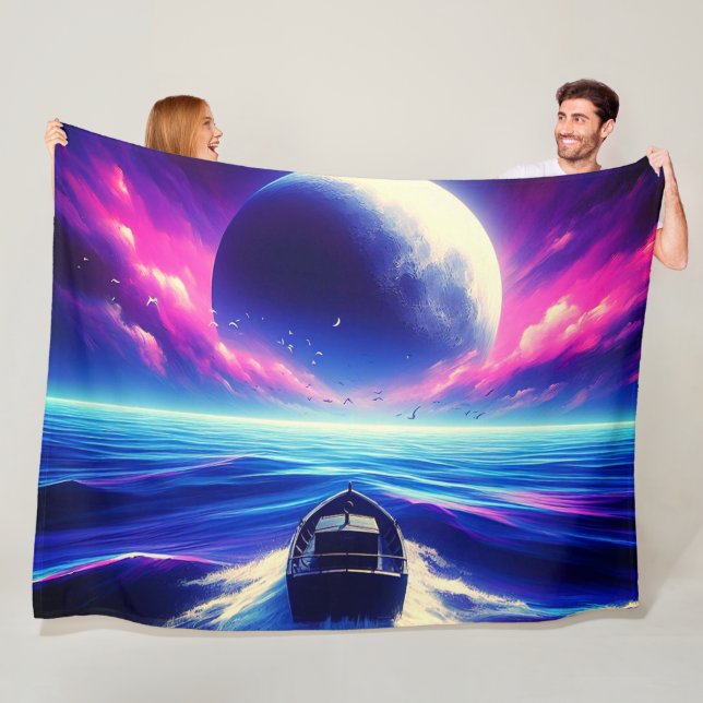 Moonlight Ride Fleecedecke (Beispiel)