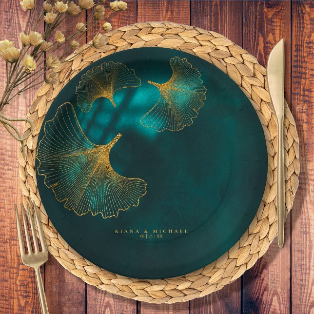 Moonlight Romance Wedding2 Emerald Green ID881 Pappteller (Von Creator hochgeladen)