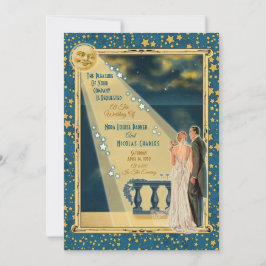 Moonlight Romance Wedding Einladungen 2 - Redhead
