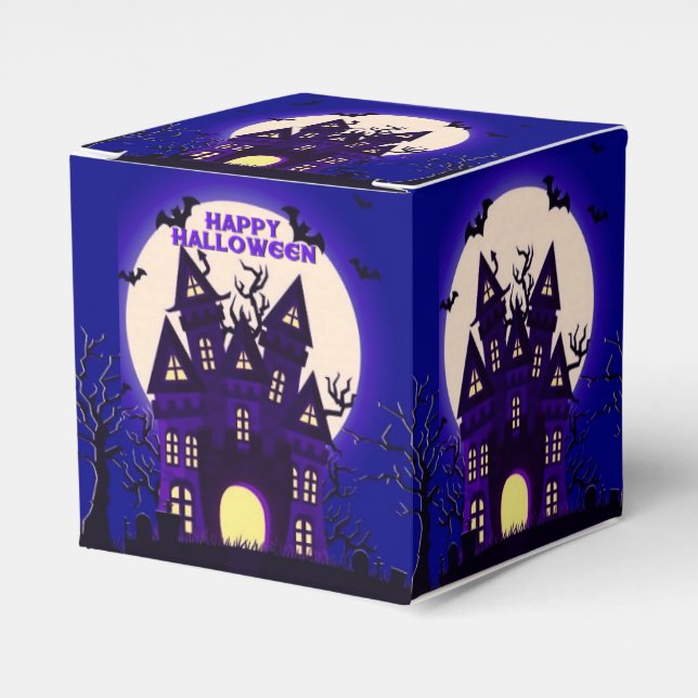 Moonlight Spuk Mansion Cube Geschenkschachtel (Vorderseite)