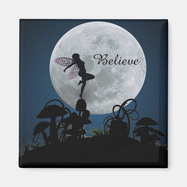 Moonlight-Tanz glauben Märchenmagnet Magnet (Vorne)