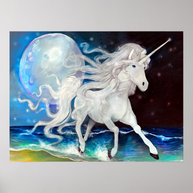 Moonlight Unicorn Poster (Vorne)