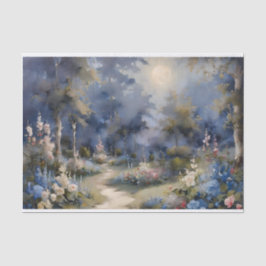 Moonlight-Verzauberter Garten Seidenpapier