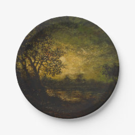 Moonlight (von Ralph Albert Blakelock) Pappteller