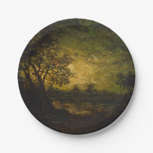 Moonlight (von Ralph Albert Blakelock) Pappteller