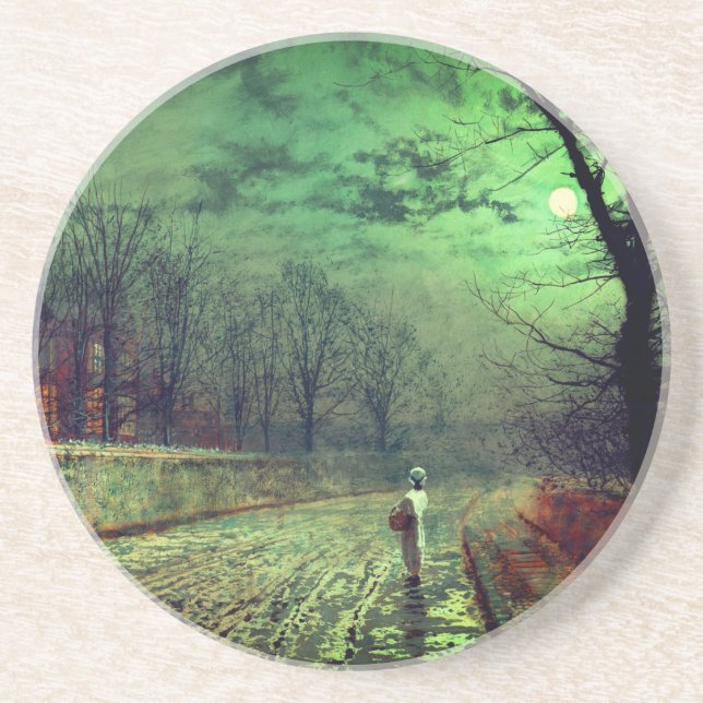 Moonlight Walk Getränkeuntersetzer (Vorne)