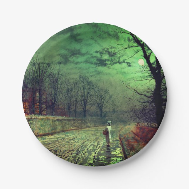 Moonlight Walk Pappteller (Vorderseite)