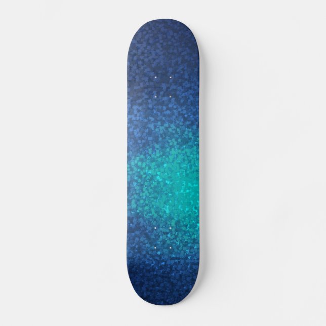 Moonlight Water Leaf Camouflage Skateboard (Vorderseite)