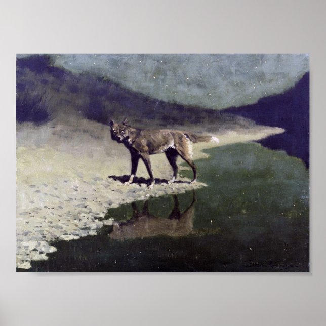 Moonlight Wolf Poster (Vorne)