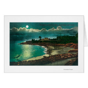 Moonlit Ansicht des Vue de L'EauSanta Cruz, CA
