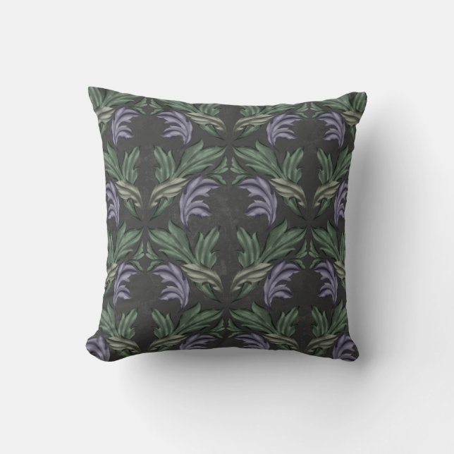 Moonlit Blooms Decorative Kissen (Vorderseite)