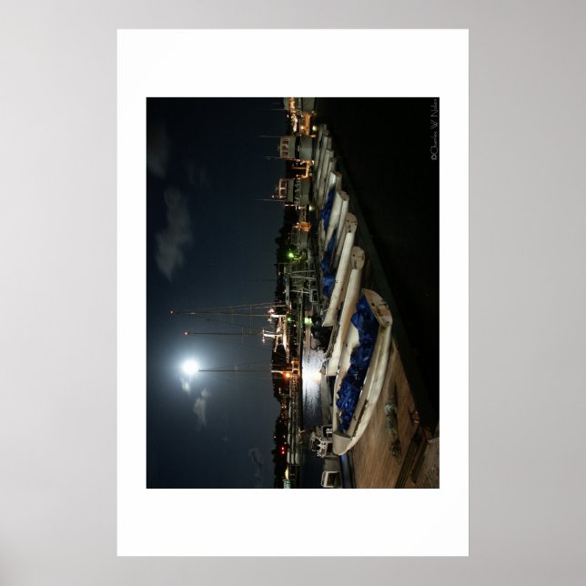 Moonlit Boote Poster (Vorne)