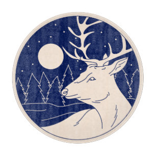 Moonlit Buck Schneidebrett