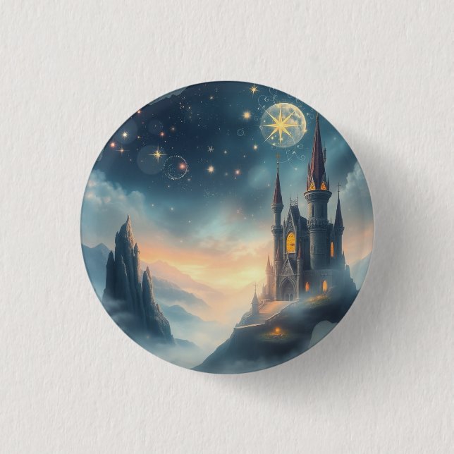 Moonlit Celestial Castle Button (Vorderseite)