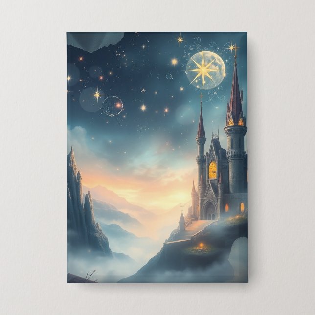 Moonlit Celestial Castle Button (Vorderseite)
